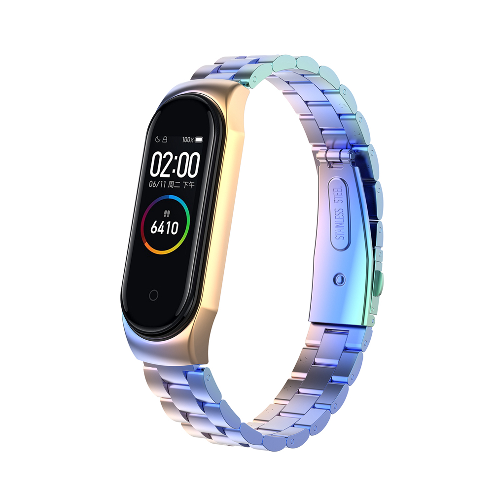 Bakeey-Anti-lost-Design-Chain-Bracelet-Replacement-Watch-Band-for-Xiaomi-Mi-Band-43-Smart-Watch--Non-1527711-5