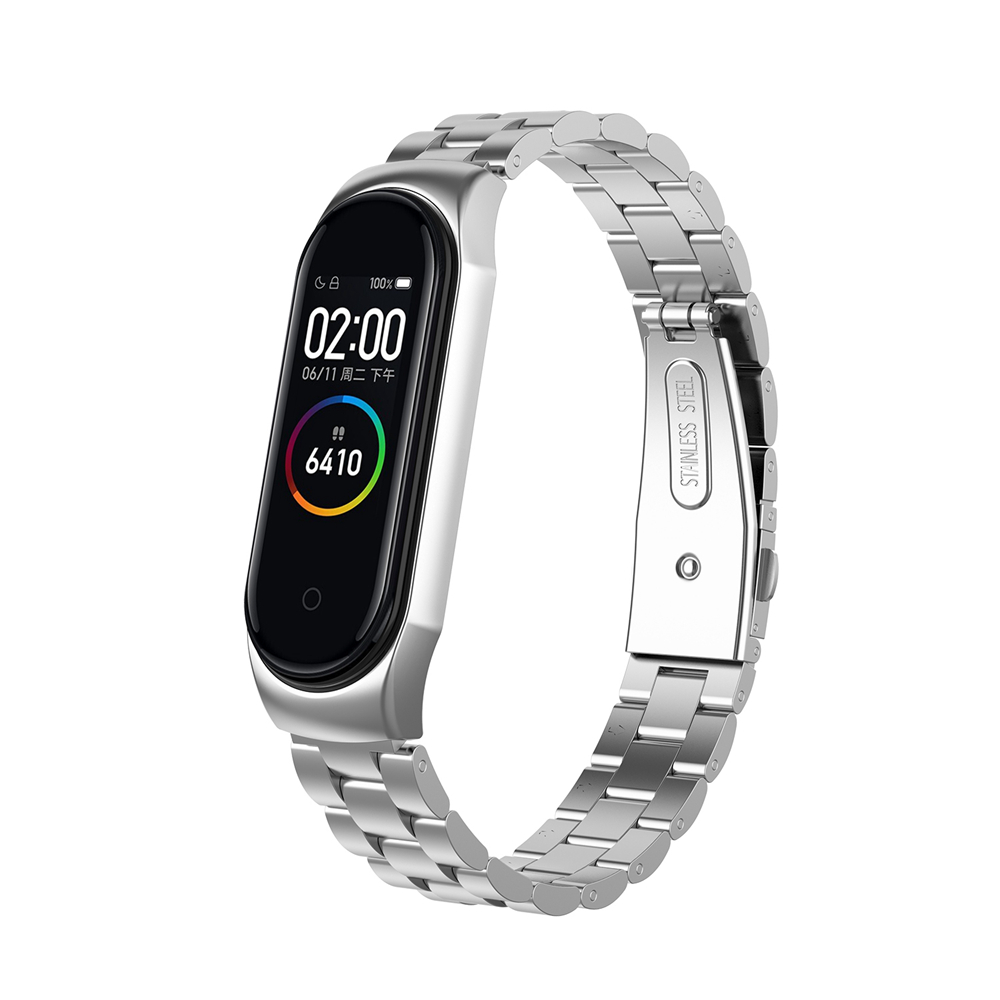 Bakeey-Anti-lost-Design-Chain-Bracelet-Replacement-Watch-Band-for-Xiaomi-Mi-Band-43-Smart-Watch--Non-1527711-6