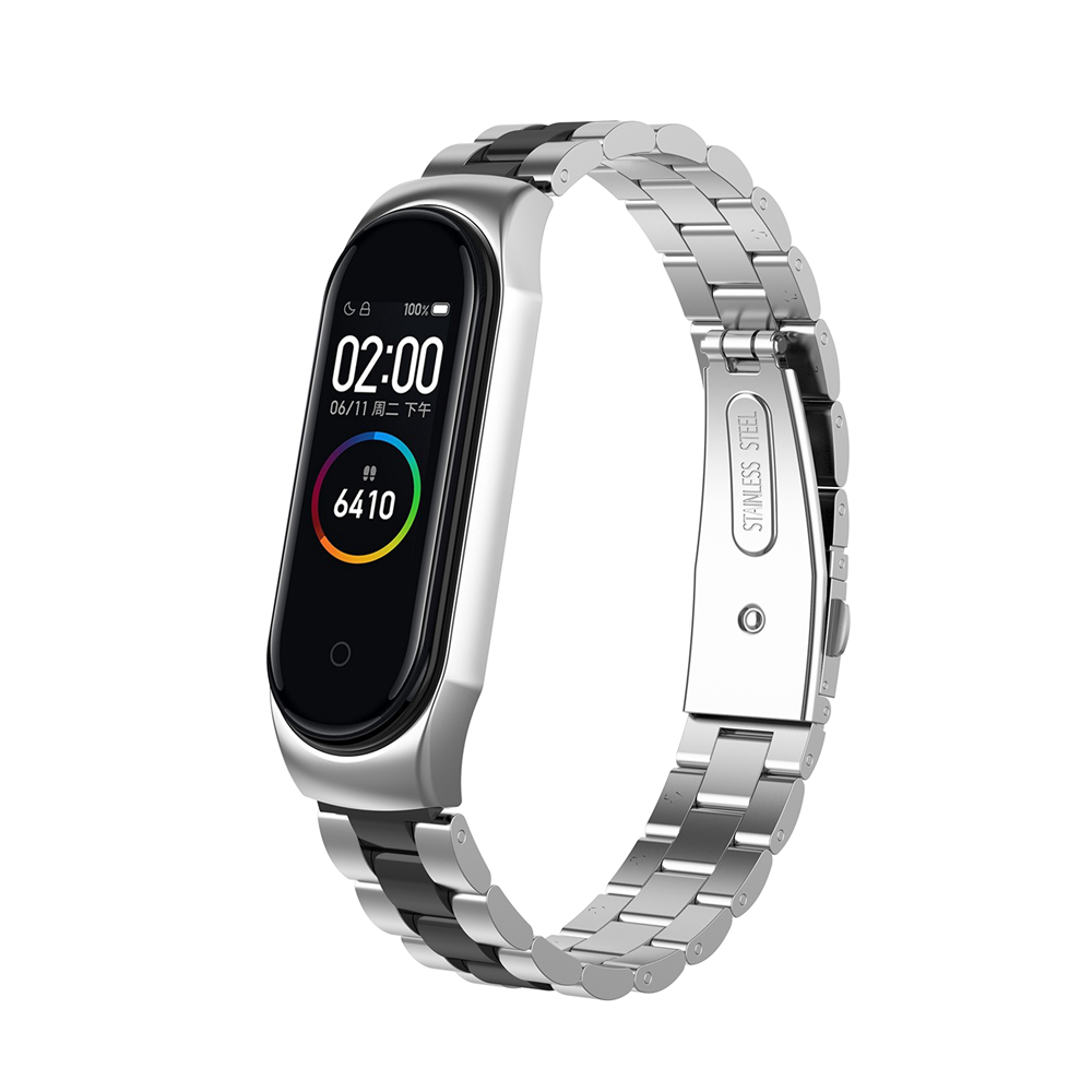 Bakeey-Anti-lost-Design-Chain-Bracelet-Replacement-Watch-Band-for-Xiaomi-Mi-Band-43-Smart-Watch--Non-1527711-7