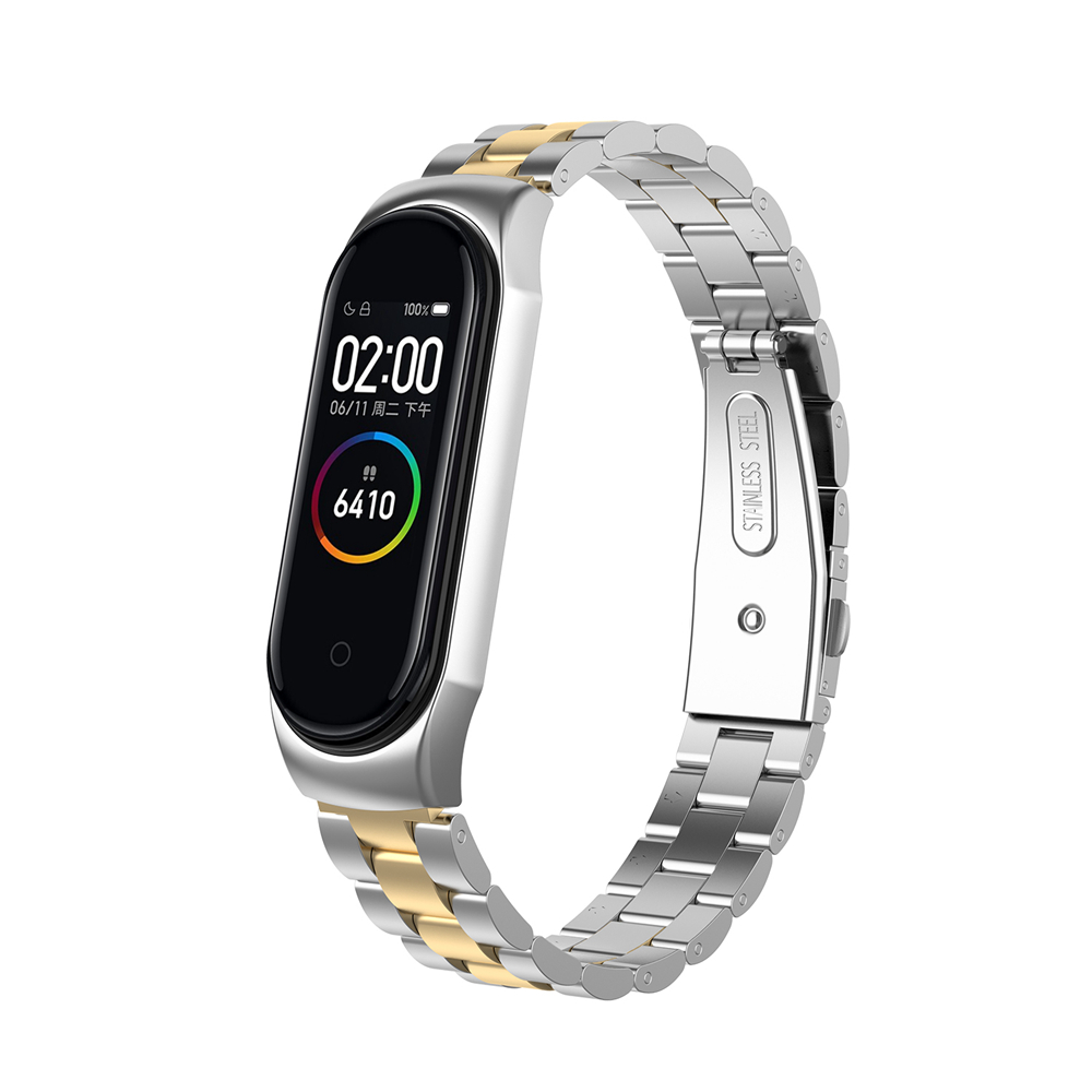 Bakeey-Anti-lost-Design-Chain-Bracelet-Replacement-Watch-Band-for-Xiaomi-Mi-Band-43-Smart-Watch--Non-1527711-8