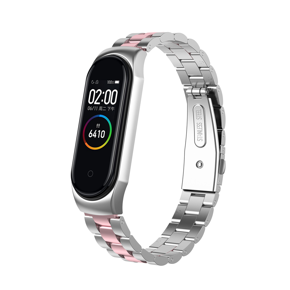 Bakeey-Anti-lost-Design-Chain-Bracelet-Replacement-Watch-Band-for-Xiaomi-Mi-Band-43-Smart-Watch--Non-1527711-10