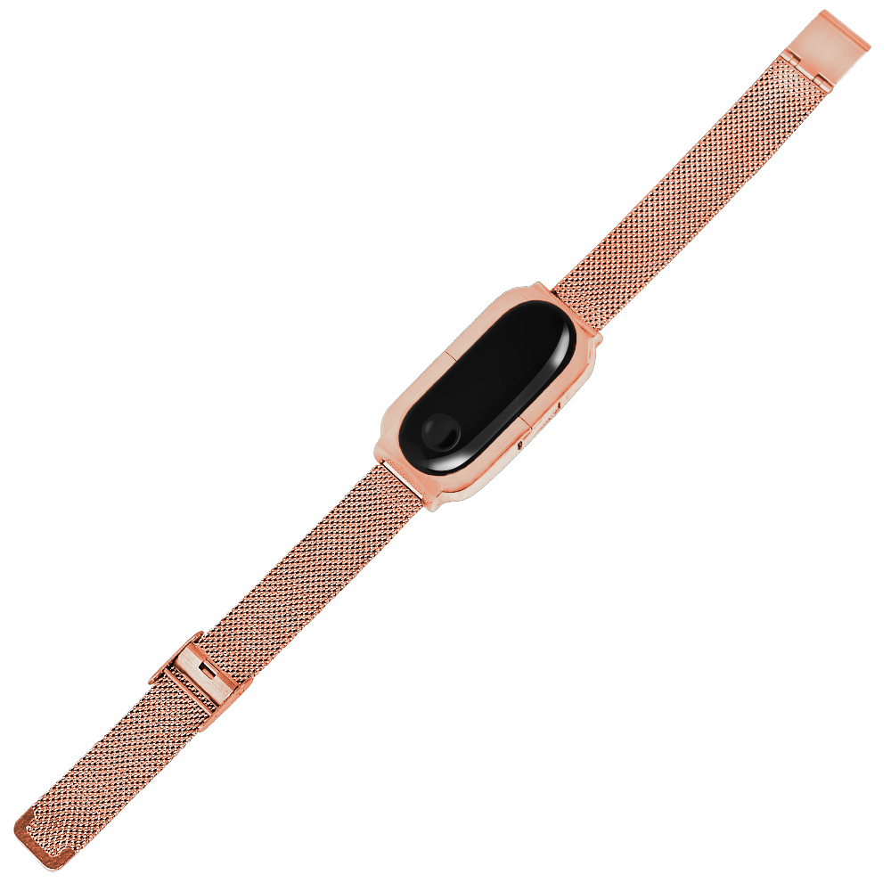 Bakeey-Anti-lost-Design-Mesh-Stainless-Steel-Watch-Band-for-Xiaomi-Miband-3-Non-original-1372424-7