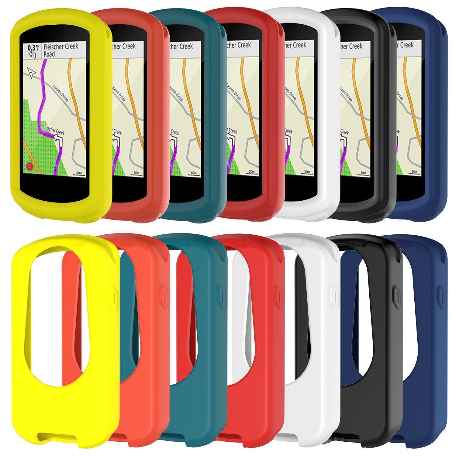 Bakeey-Bicycle-GPS-Computer-Silicone-Protective-Cover-Watch-Cover-Case-Cover-for-Garmin-Edge-1030-Pl-1728822-1