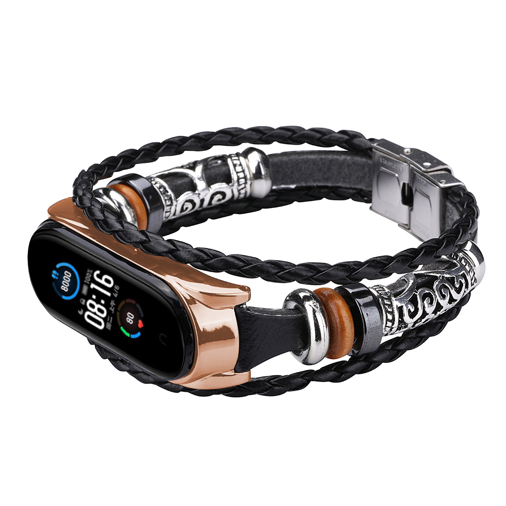 Bakeey-Buckle-Metal-Ethnic-Style-Beaded-Retro-Strap-Smart-Watch-Band-For-Xiaomi-Mi-Band-5-Non-origin-1716527-4
