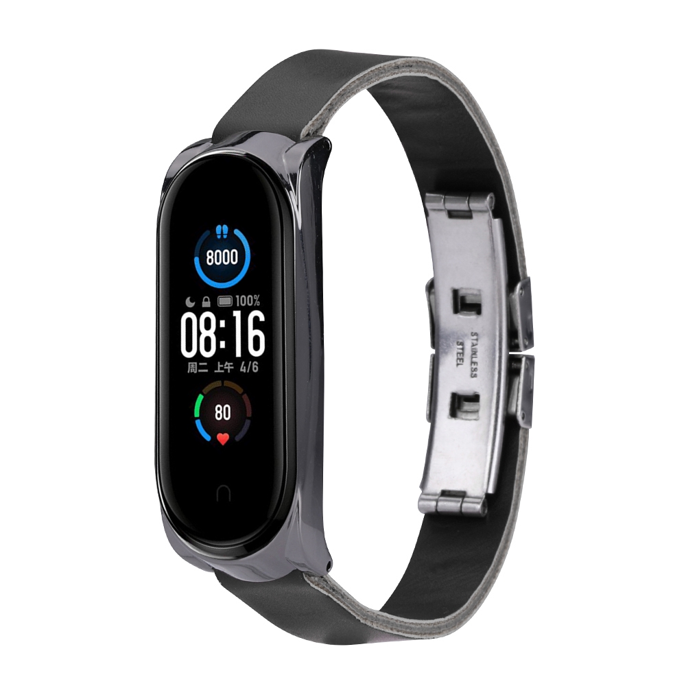 Bakeey-Buckle-Shell-Double-Button-Butterfly-Buckle-Replacement-Strap-Smart-Watch-Band-For-Xiaomi-Mi--1719259-2
