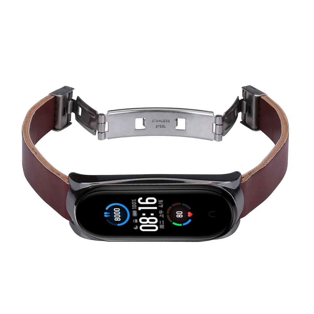 Bakeey-Buckle-Shell-Double-Button-Butterfly-Buckle-Replacement-Strap-Smart-Watch-Band-For-Xiaomi-Mi--1719259-11
