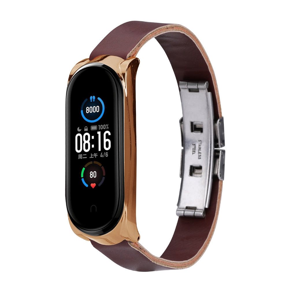 Bakeey-Buckle-Shell-Double-Button-Butterfly-Buckle-Replacement-Strap-Smart-Watch-Band-For-Xiaomi-Mi--1719259-7