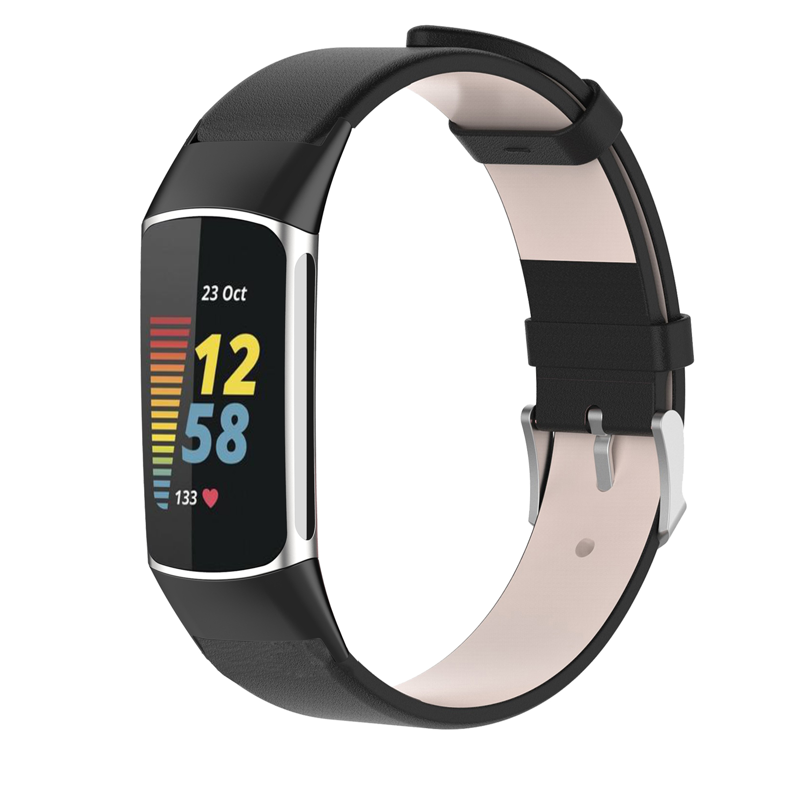 Bakeey-Business-Comfortable-Genuine-Leather-Watch-Band-Strap-Replacement-for-Fitbit-Charge-5-Smart-W-1905719-4