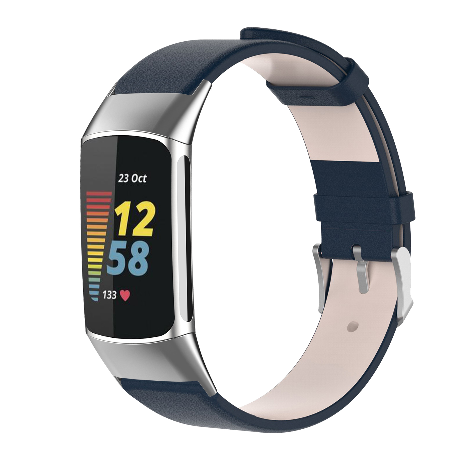 Bakeey-Business-Comfortable-Genuine-Leather-Watch-Band-Strap-Replacement-for-Fitbit-Charge-5-Smart-W-1905719-7