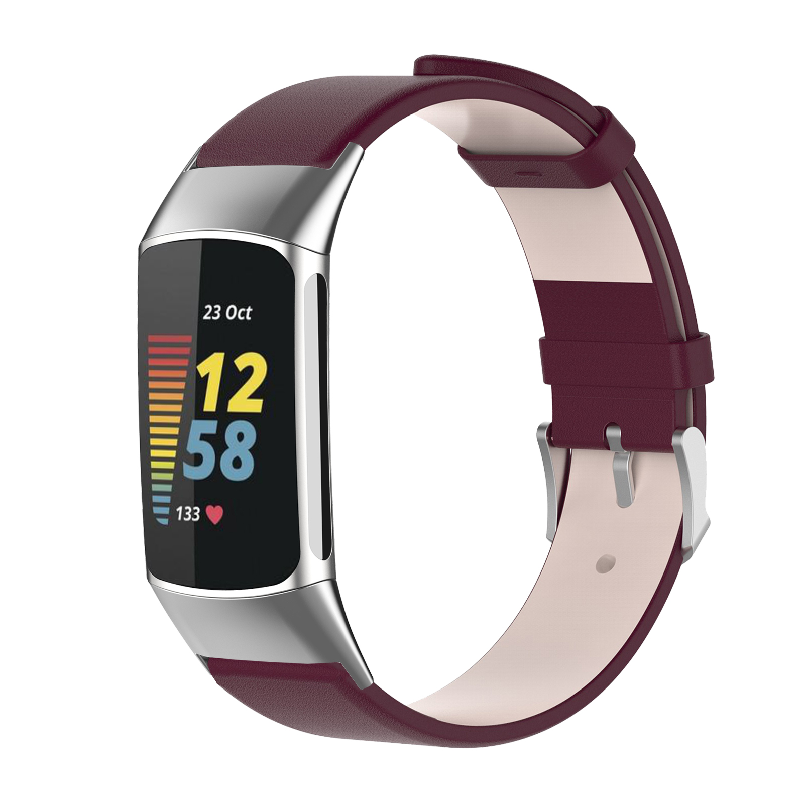 Bakeey-Business-Comfortable-Genuine-Leather-Watch-Band-Strap-Replacement-for-Fitbit-Charge-5-Smart-W-1905719-10