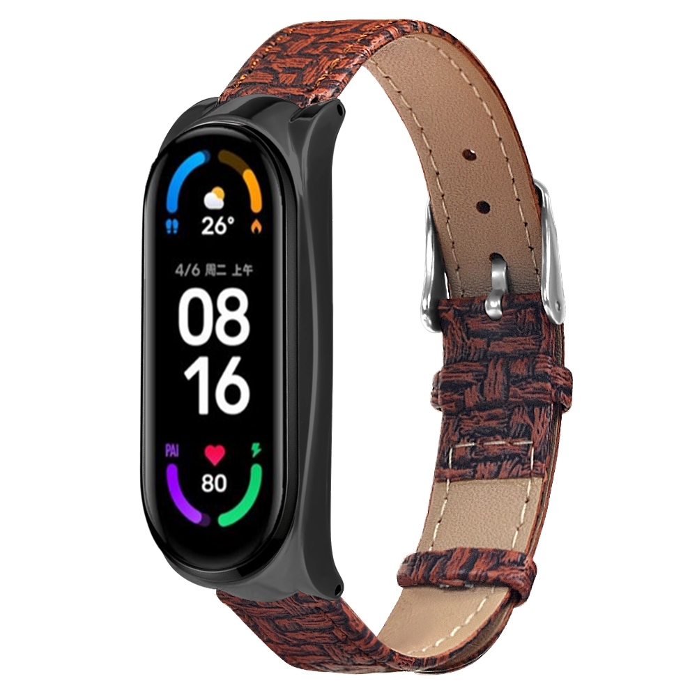 Bakeey-Business-Weave-Textured-PU-Leather-Watch-Band-Strap-Replacement-for-Xiaomi-Mi-Band-6--Mi-Band-1838364-16