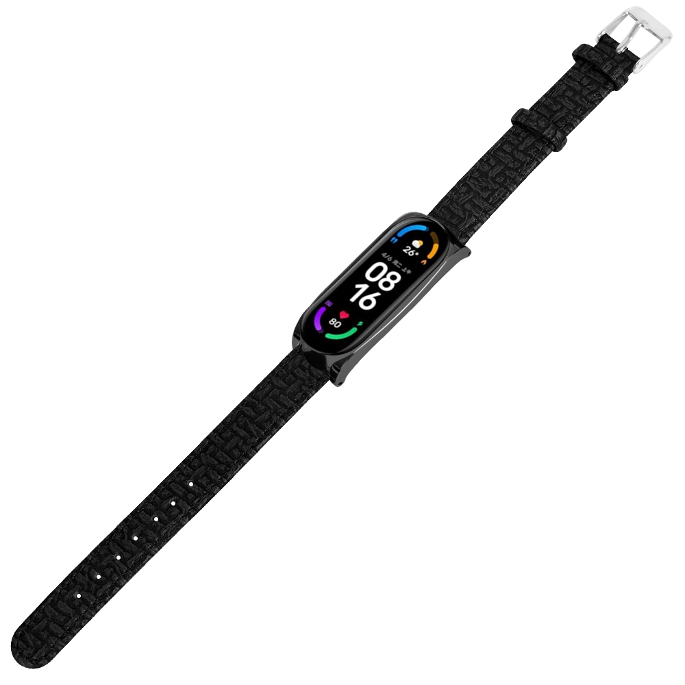 Bakeey-Business-Weave-Textured-PU-Leather-Watch-Band-Strap-Replacement-for-Xiaomi-Mi-Band-6--Mi-Band-1838364-5