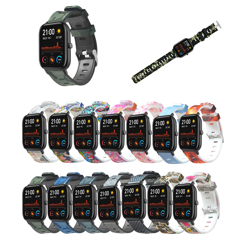 Bakeey-Camouflage-Unique-Design-Watch-Band-for-Amazfit-GTS-Smart-Watch-1567966-1