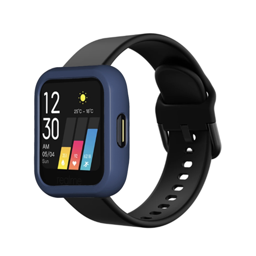 Bakeey-Colorful-Anti-Scratch-Shockproof-PC-Watch-Case-Cover-for-realme-Watch-1821287-4