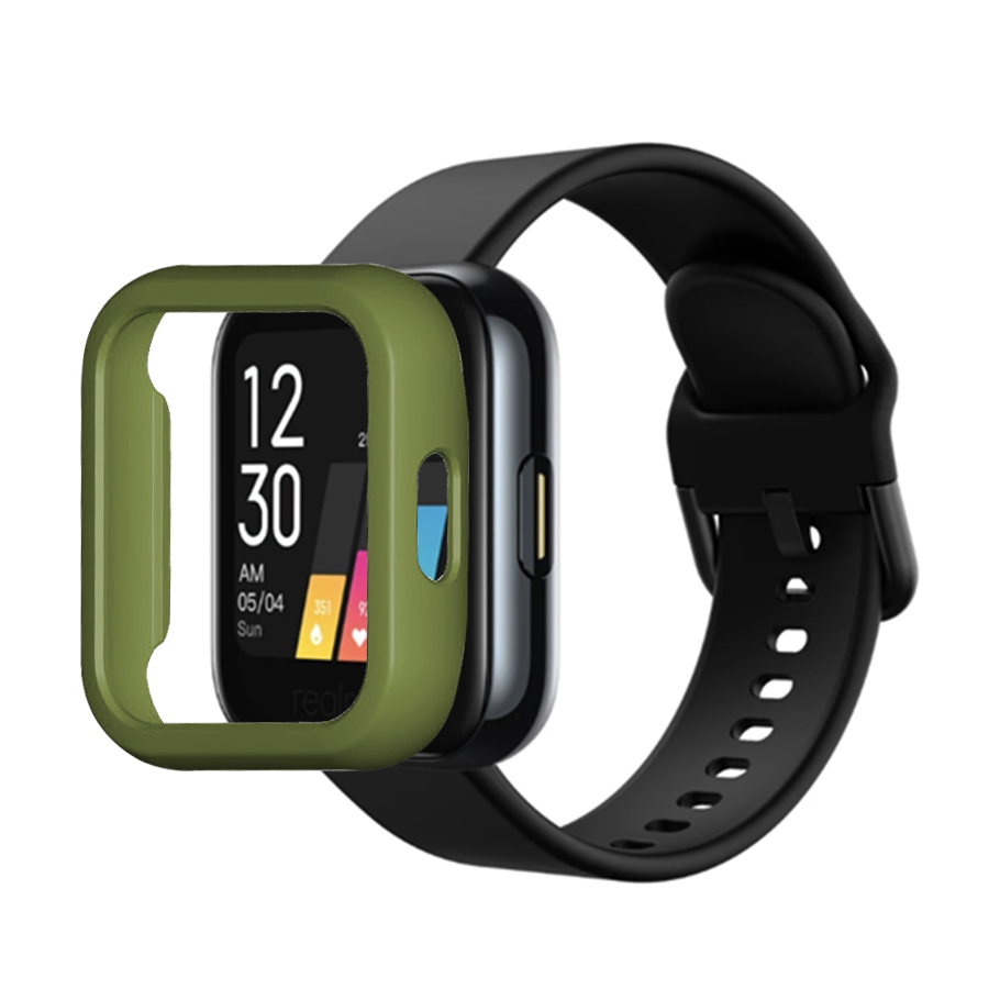 Bakeey-Colorful-Anti-Scratch-Shockproof-PC-Watch-Case-Cover-for-realme-Watch-1821287-6
