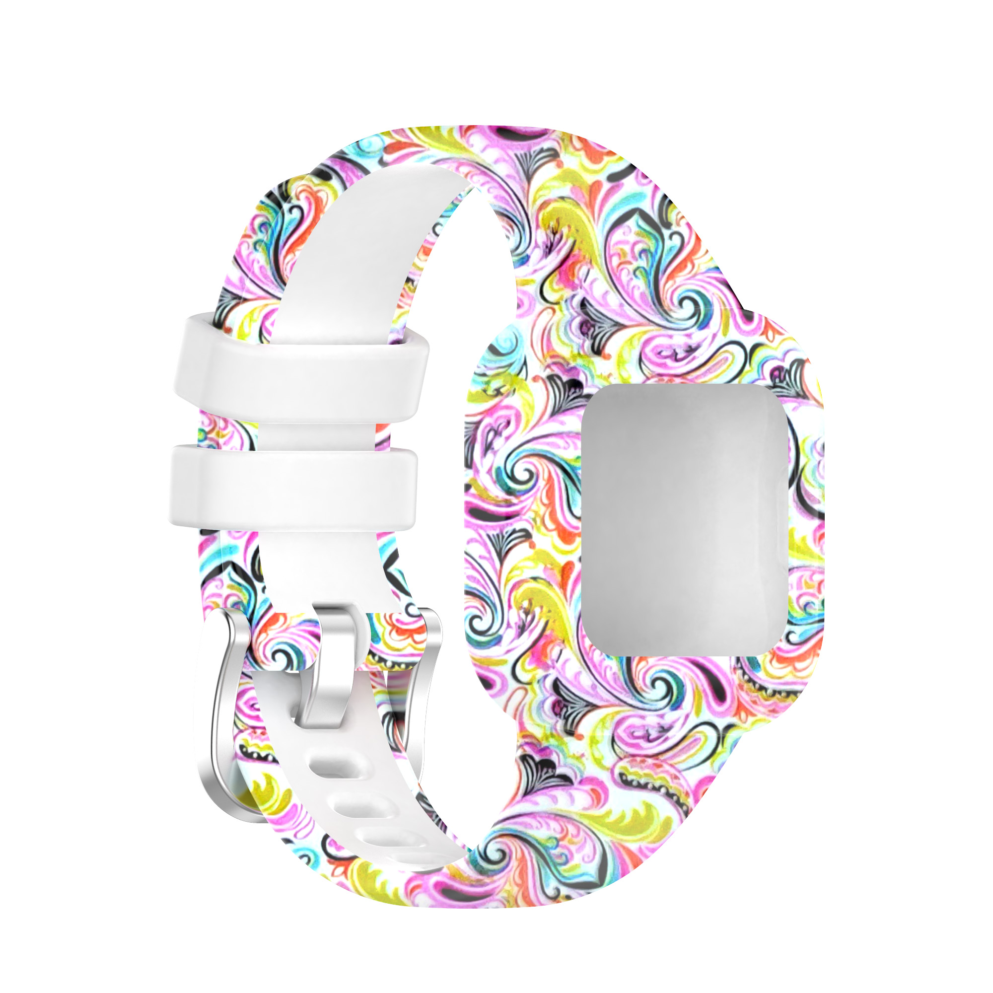 Bakeey-Colorful-Half-pack-Silicone-Kids-Replacement-Strap-Smart-Watch-Band-For-Garmin-Fit-JR3Vivofit-1806538-11