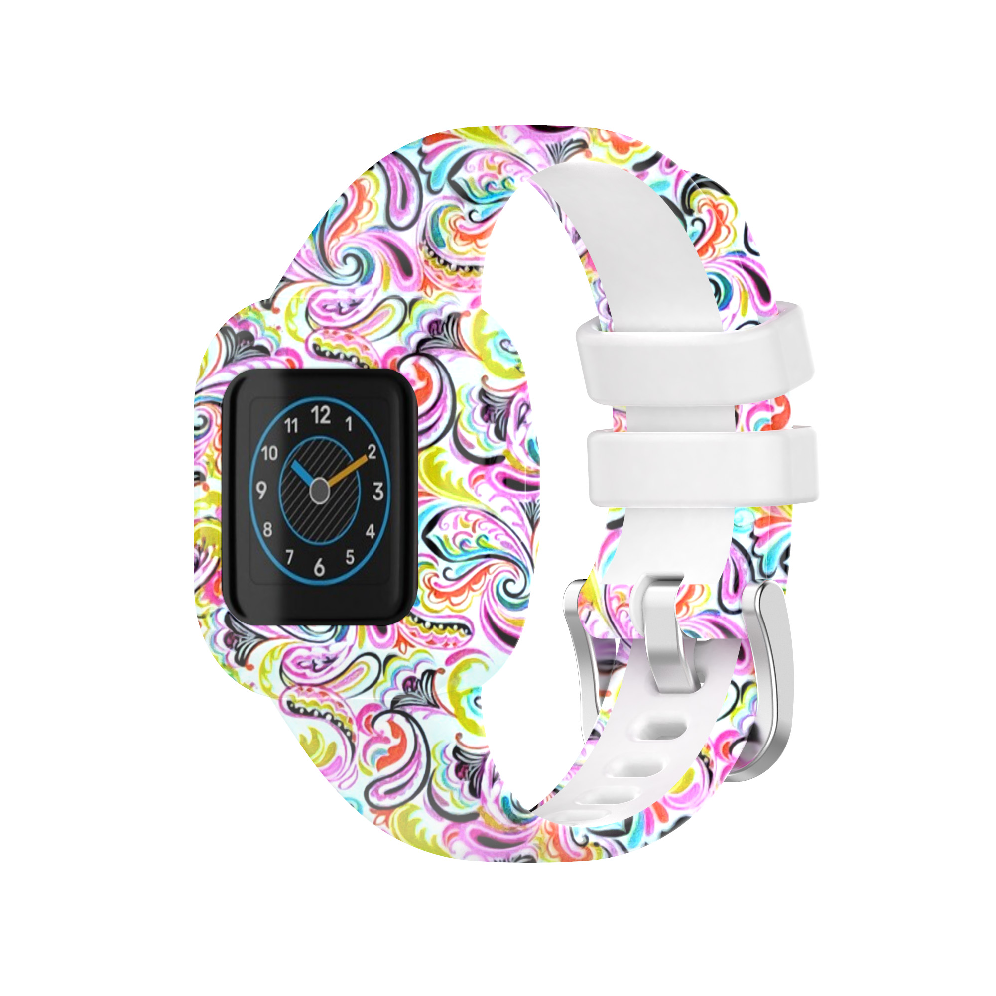 Bakeey-Colorful-Half-pack-Silicone-Kids-Replacement-Strap-Smart-Watch-Band-For-Garmin-Fit-JR3Vivofit-1806538-12