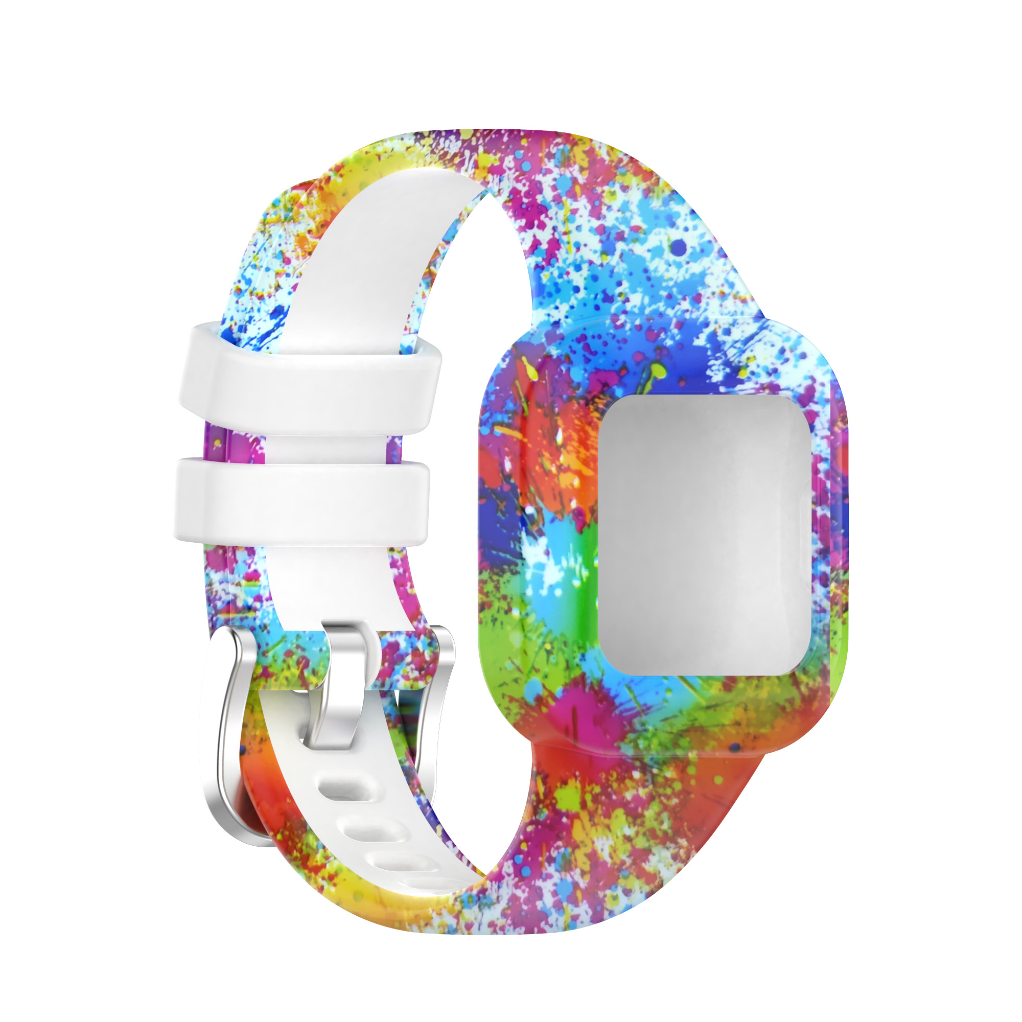 Bakeey-Colorful-Half-pack-Silicone-Kids-Replacement-Strap-Smart-Watch-Band-For-Garmin-Fit-JR3Vivofit-1806538-5