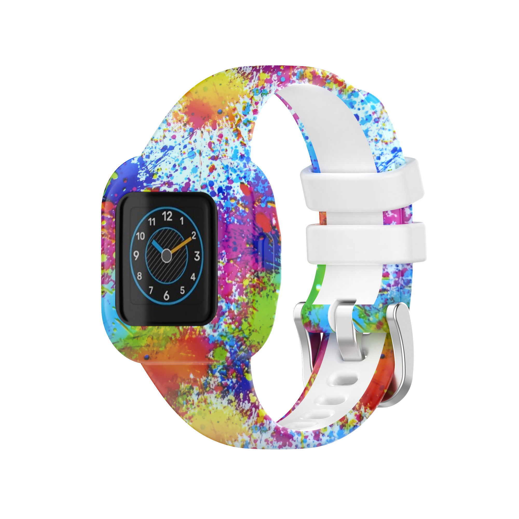 Bakeey-Colorful-Half-pack-Silicone-Kids-Replacement-Strap-Smart-Watch-Band-For-Garmin-Fit-JR3Vivofit-1806538-6