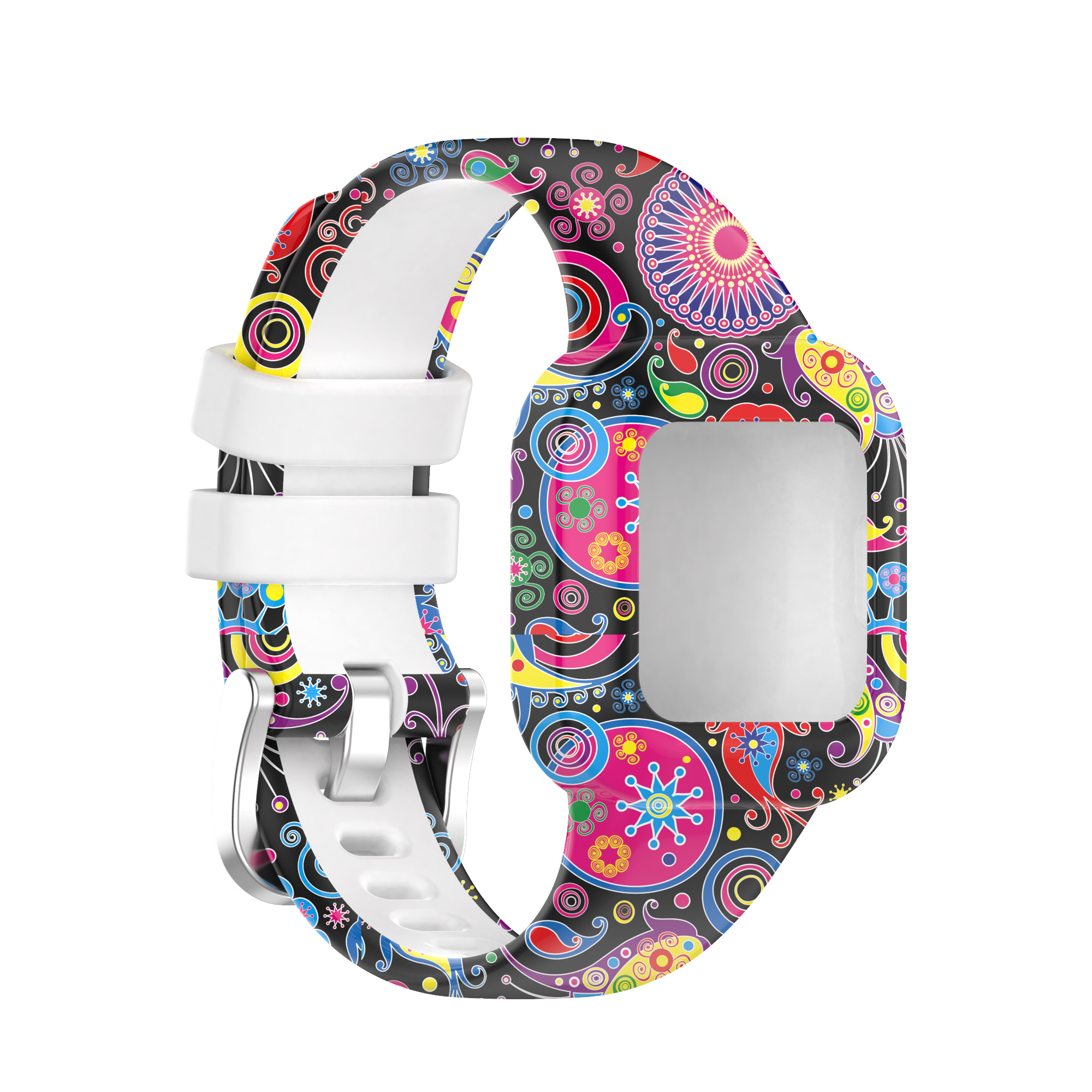 Bakeey-Colorful-Half-pack-Silicone-Kids-Replacement-Strap-Smart-Watch-Band-For-Garmin-Fit-JR3Vivofit-1806538-9