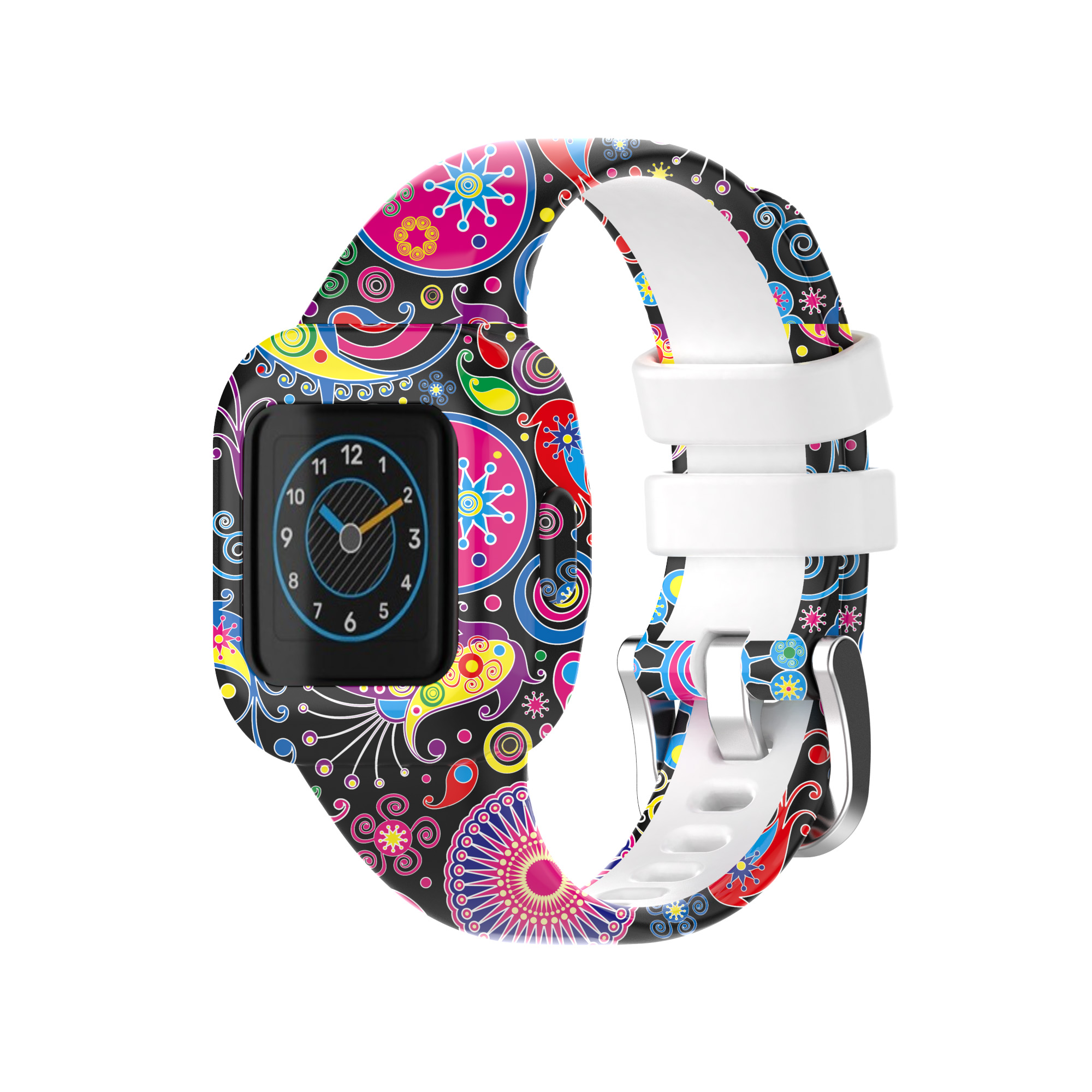 Bakeey-Colorful-Half-pack-Silicone-Kids-Replacement-Strap-Smart-Watch-Band-For-Garmin-Fit-JR3Vivofit-1806538-10