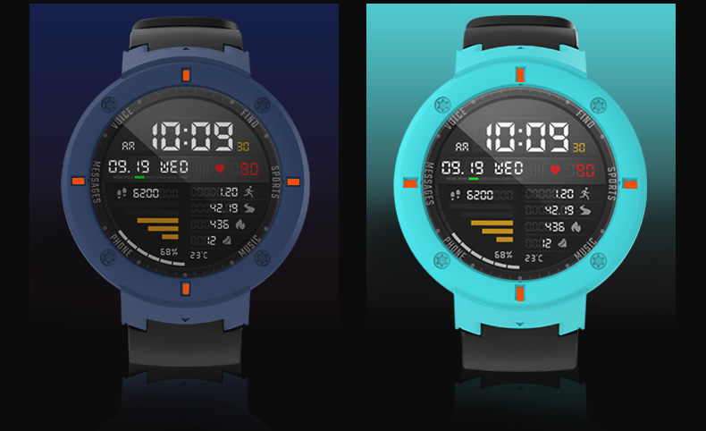 Bakeey-Colorful-Screen-Protector-Case-Silicone-Watch-Cover-for-Amazfit-Verge-Smart-Watch-Non-origina-1443019-7