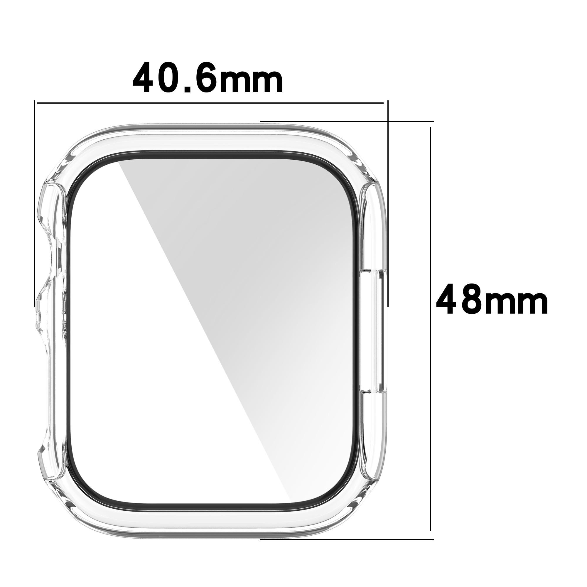 Bakeey-Colorful-Shockproof-Anti-Scratch-PC--HD-Clear-Tempered-Glass-Full-Cover-Watch-Case-Cover-for--1912338-24