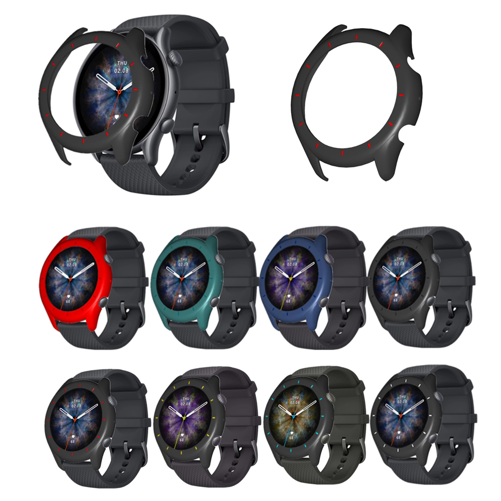 Bakeey-Colorful-Shockproof-Anti-Scratch-PC-Watch-Case-Cover-for-Huami-Amazfit-GTR3-Amazfit-GTR-3-Pro-1919258-1