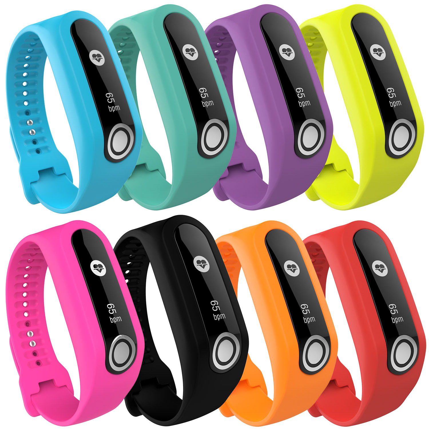Bakeey-Colorful-Silicone-Watch-Strap-Smart-Watch-Band-for-Tomtom-Touch-Smart-Watch-1490716-1
