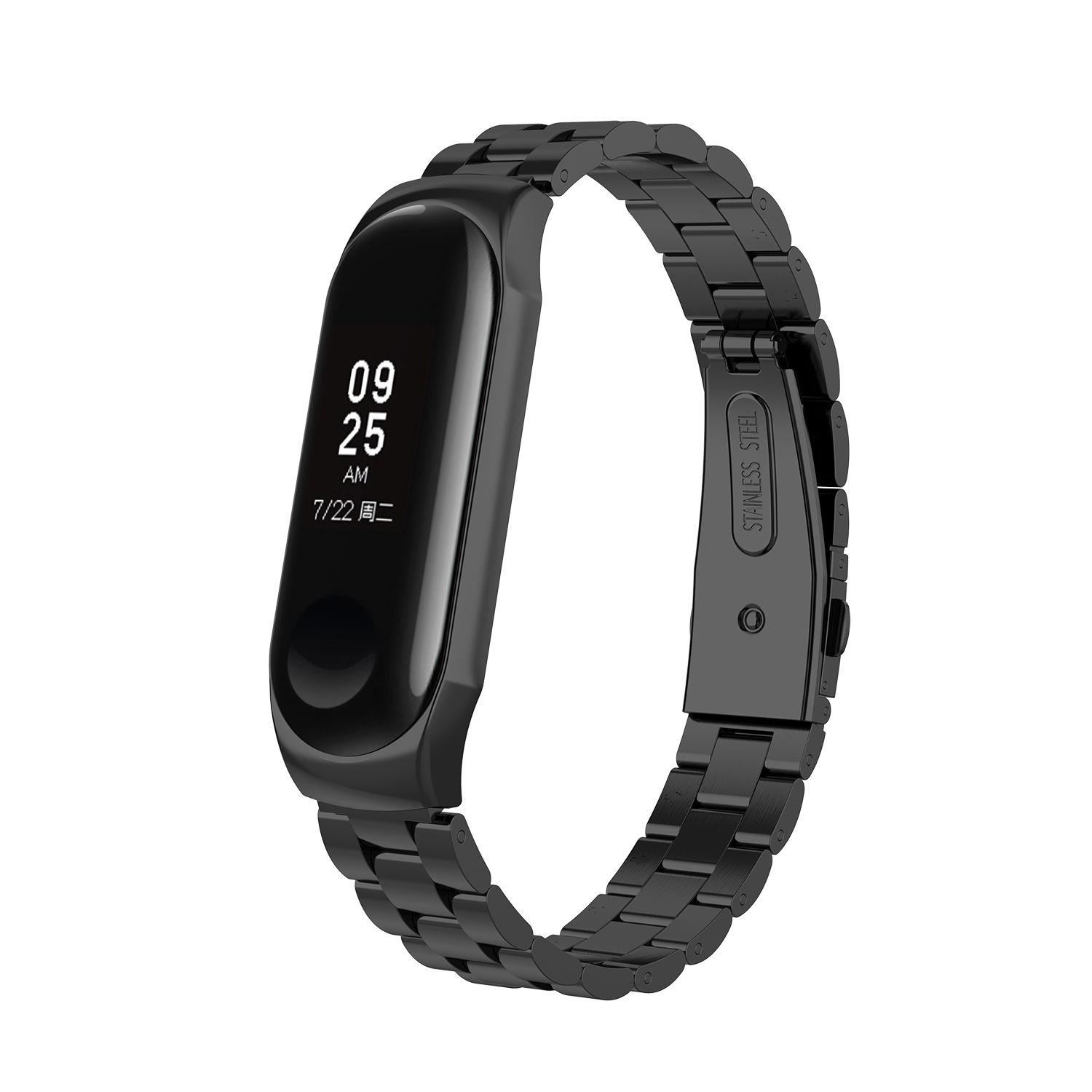 Bakeey-Colorful-Stainless-Steel-Watch-Band-Replacement-Watch-Strap-for-Xiaomi-mi-band-34-Non-origina-1489829-2