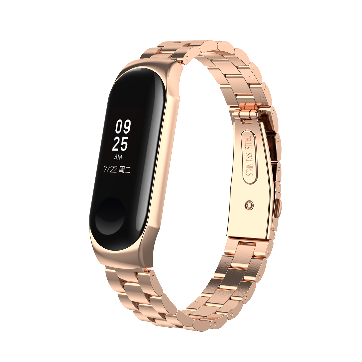 Bakeey-Colorful-Stainless-Steel-Watch-Band-Replacement-Watch-Strap-for-Xiaomi-mi-band-34-Non-origina-1489829-3