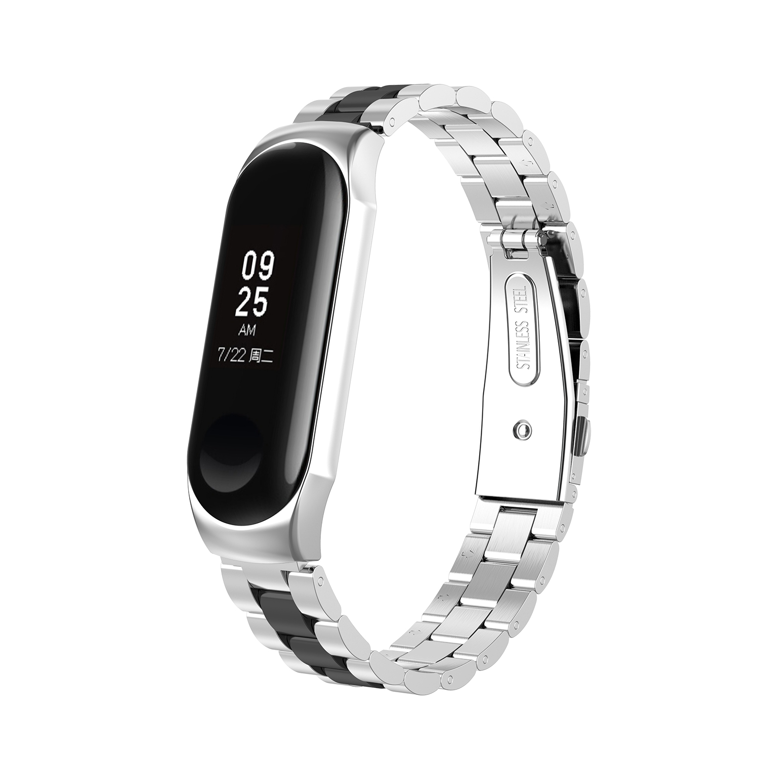 Bakeey-Colorful-Stainless-Steel-Watch-Band-Replacement-Watch-Strap-for-Xiaomi-mi-band-34-Non-origina-1489829-6