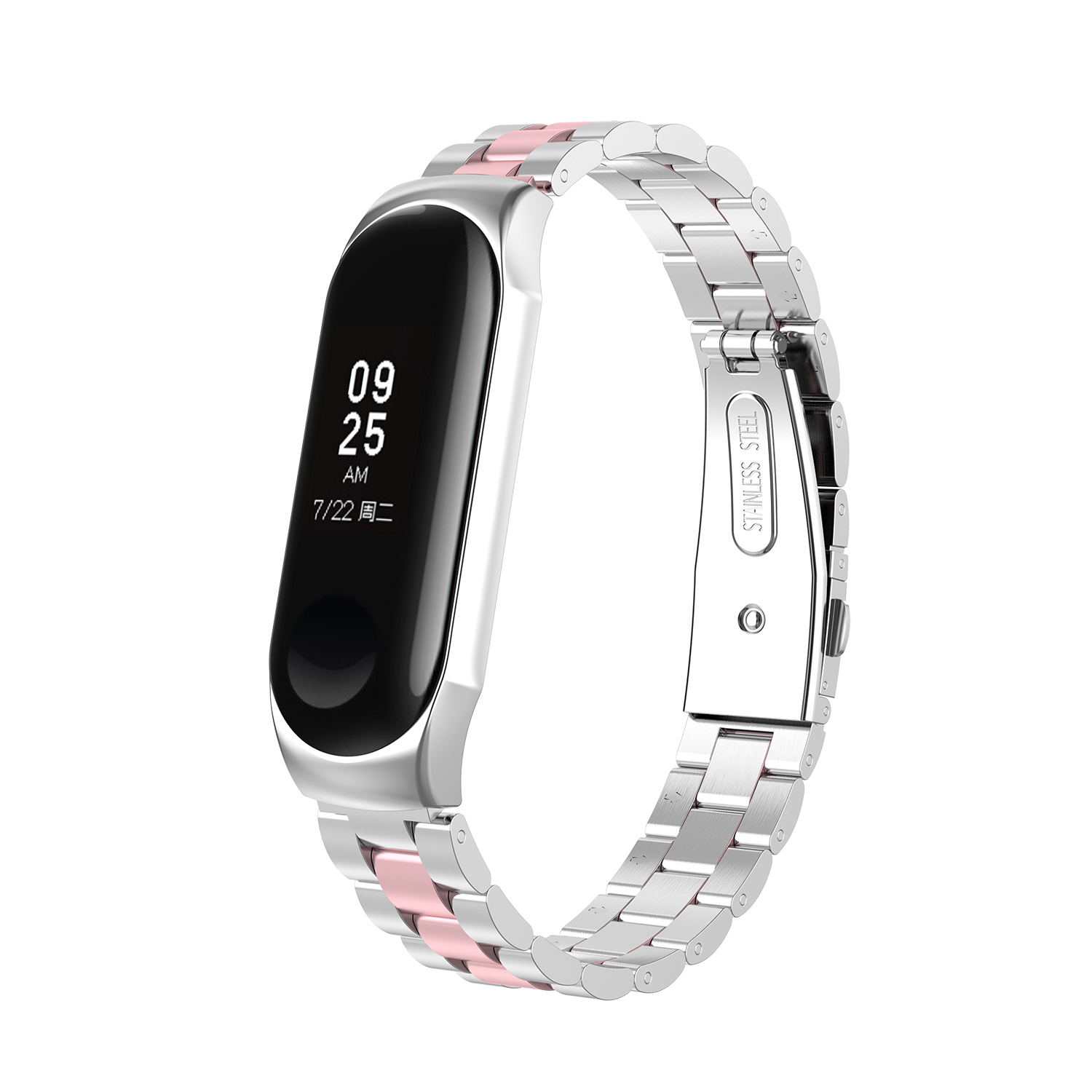 Bakeey-Colorful-Stainless-Steel-Watch-Band-Replacement-Watch-Strap-for-Xiaomi-mi-band-34-Non-origina-1489829-8