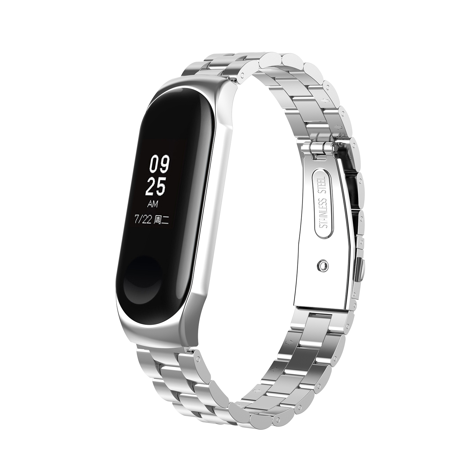 Bakeey-Colorful-Stainless-Steel-Watch-Band-Replacement-Watch-Strap-for-Xiaomi-mi-band-34-Non-origina-1489829-10