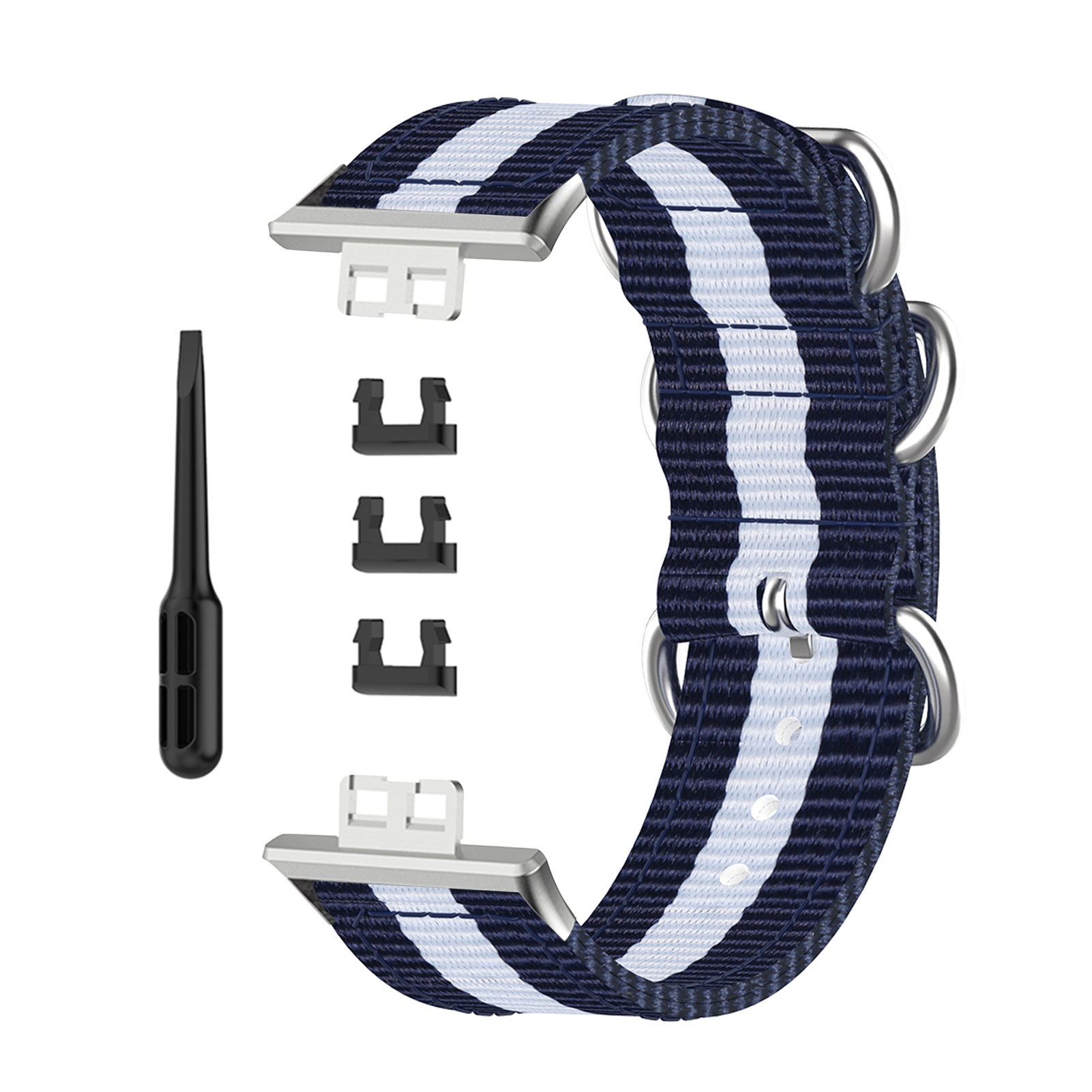 Bakeey-Colorful-Sweatproof-Canvas-Nylon-Watch-Band-Strap-Replacement-for-lrmHuawei-Watch-Fit-1817378-12