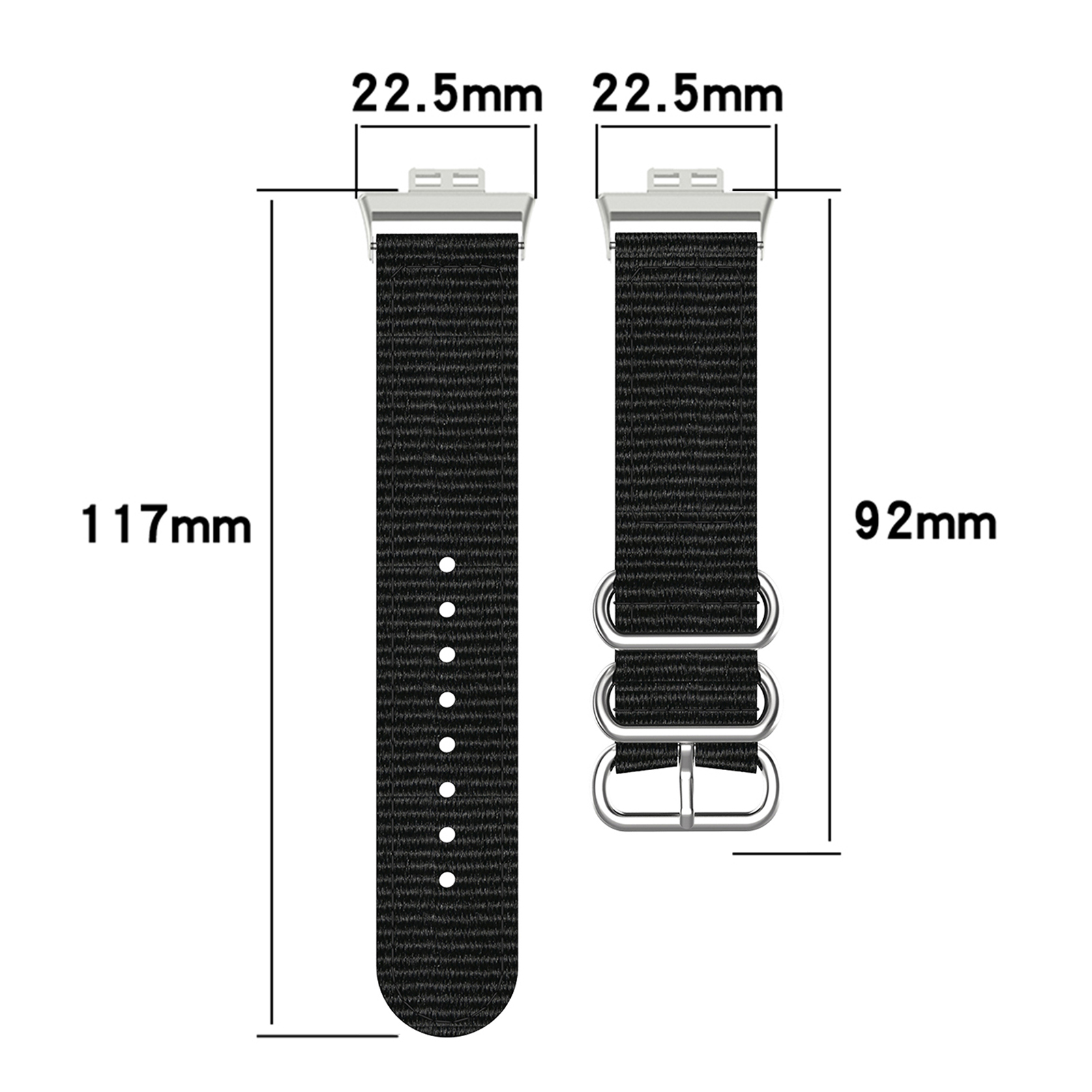 Bakeey-Colorful-Sweatproof-Canvas-Nylon-Watch-Band-Strap-Replacement-for-lrmHuawei-Watch-Fit-1817378-3