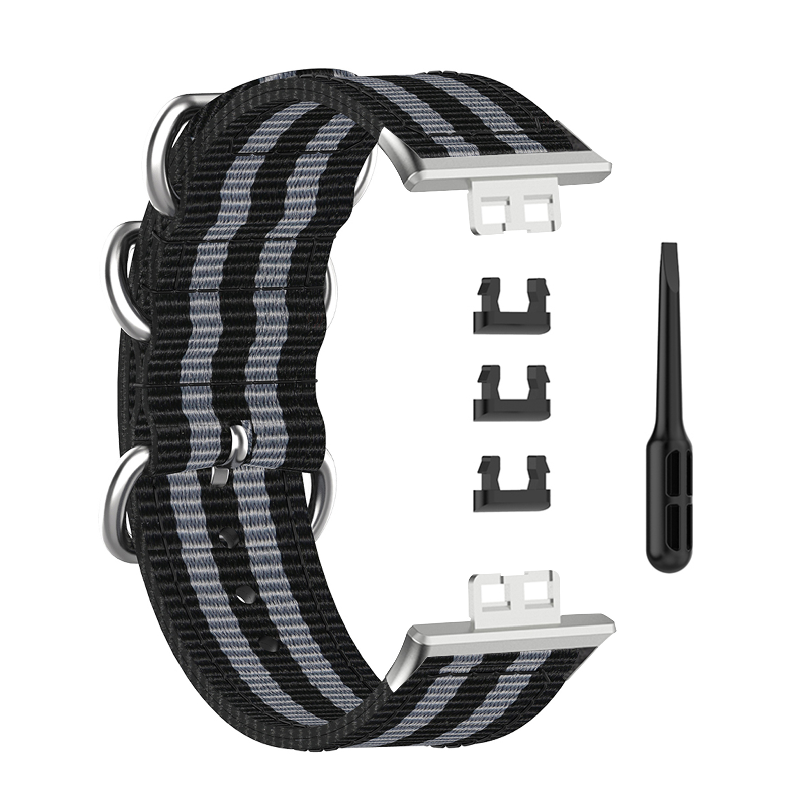 Bakeey-Colorful-Sweatproof-Canvas-Nylon-Watch-Band-Strap-Replacement-for-lrmHuawei-Watch-Fit-1817378-24