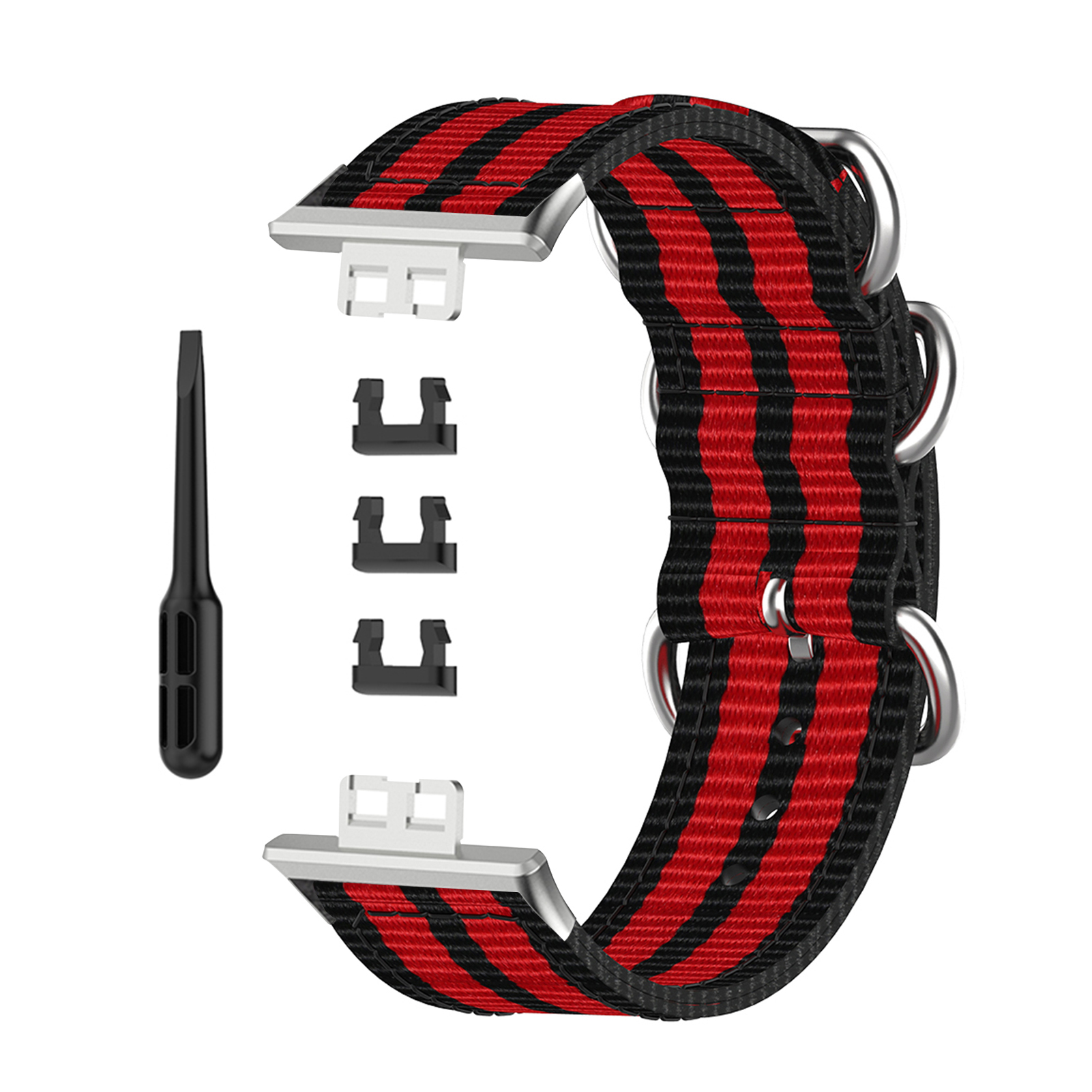 Bakeey-Colorful-Sweatproof-Canvas-Nylon-Watch-Band-Strap-Replacement-for-lrmHuawei-Watch-Fit-1817378-28