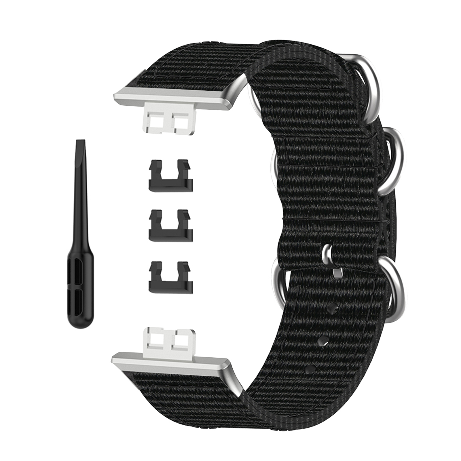 Bakeey-Colorful-Sweatproof-Canvas-Nylon-Watch-Band-Strap-Replacement-for-lrmHuawei-Watch-Fit-1817378-4