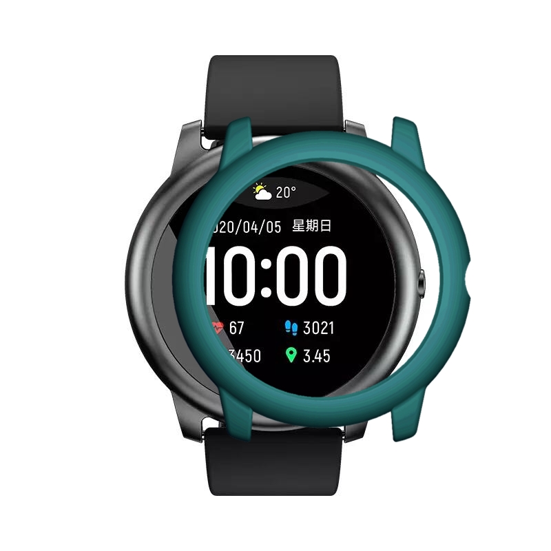 Bakeey-Colorful-Watch-Case-Watch-Cover-Light-PC-Screen-Protector-for-Haylou-Solar-LS05-Non-original-1722162-21