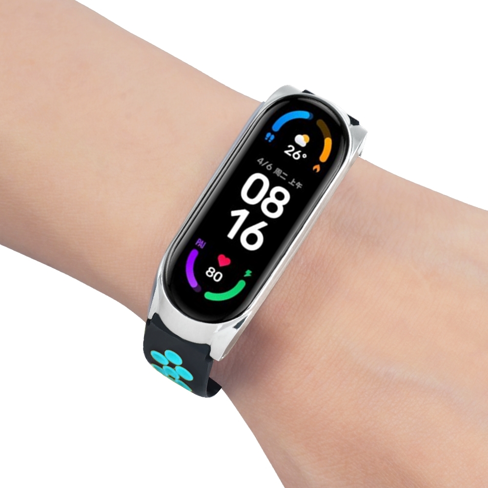 Bakeey-Comfortable-Breathable-Silicone-Watch-Band-Strap-Replacement-for-Xiaomi-Mi-Band-6--Mi-Band-5--1834112-12