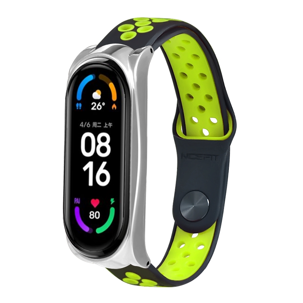 Bakeey-Comfortable-Breathable-Silicone-Watch-Band-Strap-Replacement-for-Xiaomi-Mi-Band-6--Mi-Band-5--1834112-13