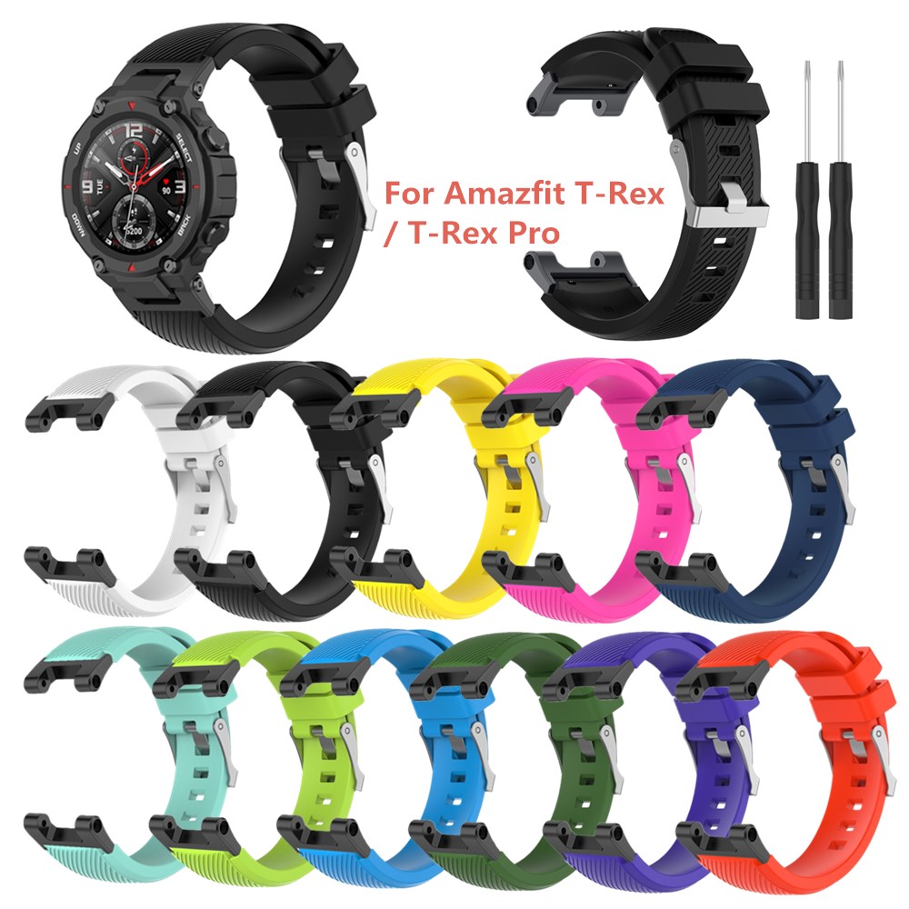Bakeey-Comfortable-Breathable-Sweatproof-Soft-Silicone-Watch-Band-Strap-Replacement-for-Amazfit-T-Re-1874278-1