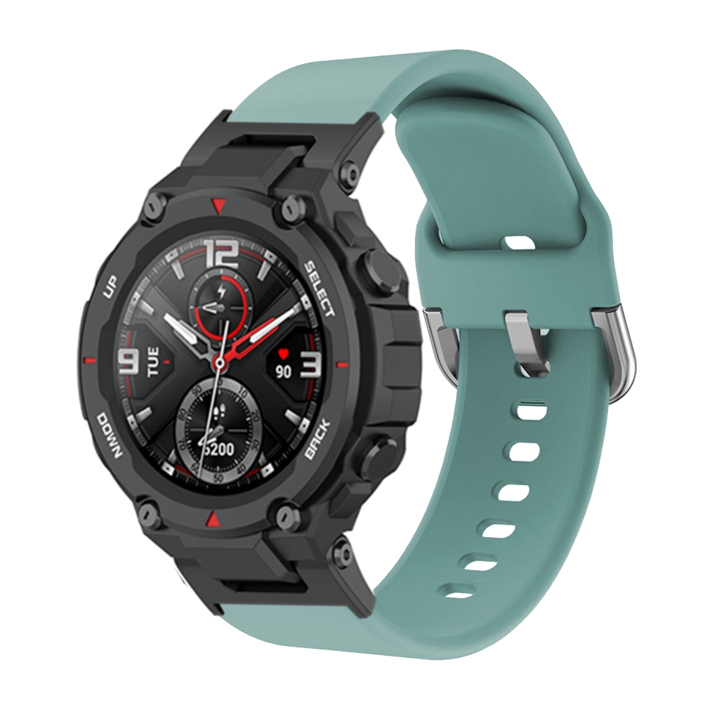 Bakeey-Comfortable-Breathable-Sweatproof-Soft-Silicone-Watch-Band-Strap-Replacement-for-Amazfit-T-Re-1875219-12