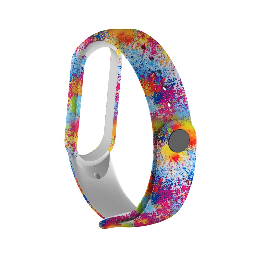 Bakeey-Comfortable-Colorful-Painting-TPE-Watch-Band-Strap-Replacement-for-Xiaomi-Mi-Band-6--Mi-Band--1834447-13