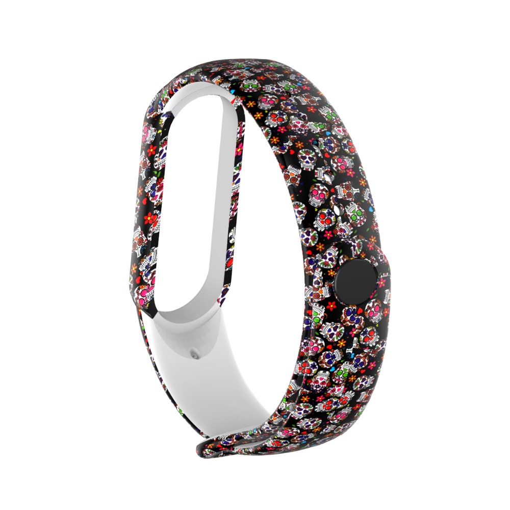 Bakeey-Comfortable-Colorful-Painting-TPE-Watch-Band-Strap-Replacement-for-Xiaomi-Mi-Band-6--Mi-Band--1834447-7