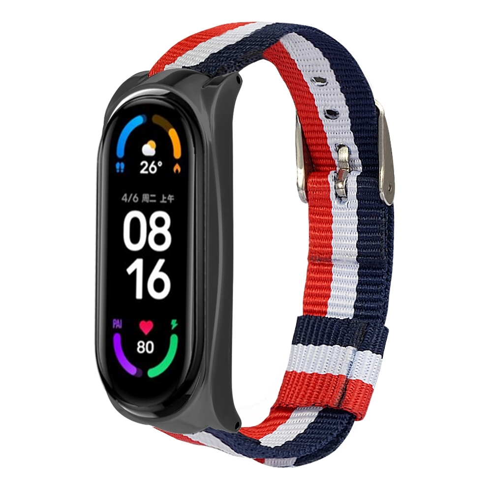 Bakeey-Comfortable-Sweatproof-Nylon-Canvas-Watch-Band-Strap-Replacement-for-Xiaomi-Mi-Band-6--Mi-Ban-1835917-3