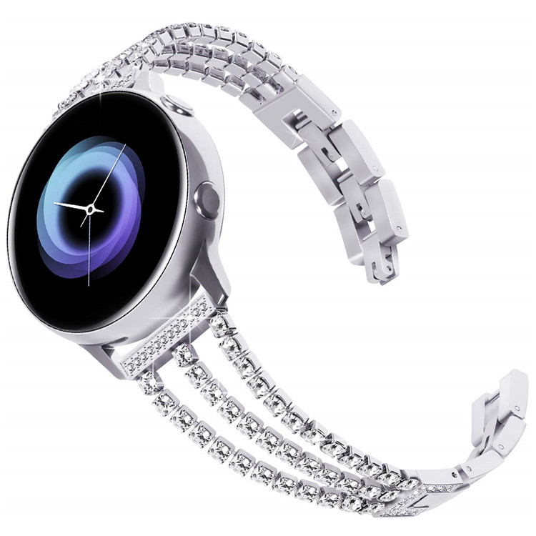 Bakeey-Crystal-Full-Metal-Watch-Strap-for-Samsung-Galaxy-42mm46mm-Smart-Watch-1747320-3