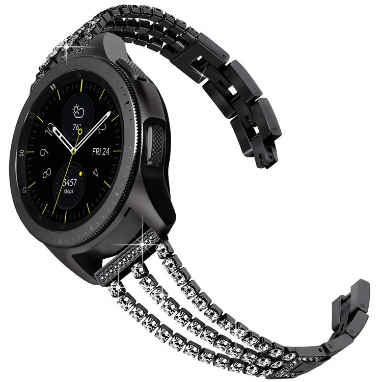 Bakeey-Crystal-Full-Metal-Watch-Strap-for-Samsung-Galaxy-42mm46mm-Smart-Watch-1747320-4