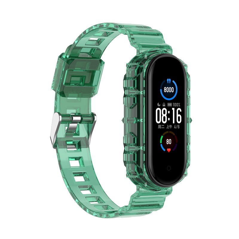 Bakeey-Crystal-Transparent-Comfortable-Lightweight-Pure-TPU-Watch-Band-Strap-Replacement-for-Xiaomi--1861937-2